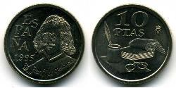 10 Peseta Reino de España (1976 - ) Kupfer/Nickel Juan Carlos I (1938 - )