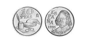 10 Peseta Regno di Spagna (1976 - ) Rame/Nichel Juan Carlos I (1938 - )