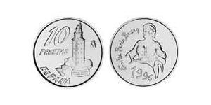 10 Peseta Regno di Spagna (1976 - ) Rame/Nichel 