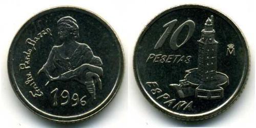 10 Peseta Regno di Spagna (1976 - ) Rame/Nichel 
