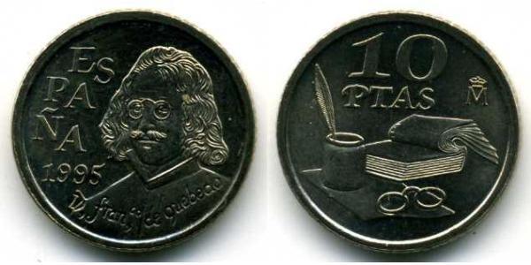 10 Peseta Regno di Spagna (1976 - ) Rame/Nichel Juan Carlos I (1938 - )
