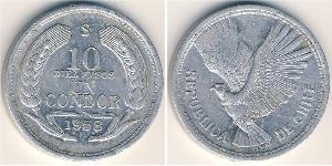 10 Peso Chile Aluminio 