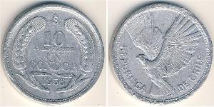 10 Peso Chile Aluminium 