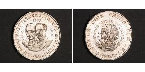 10 Peso Messico (1867 - ) Argento Miguel Hidalgo