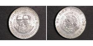 10 Peso Messico (1867 - ) Argento Miguel Hidalgo