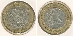 10 Peso Mexique (1867 - ) Bilame 