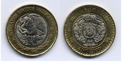 10 Peso Mexique (1867 - ) Bilame 