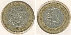 10 Peso 墨西哥 Bimetal 