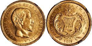 10 Peso Guatemala Gold José Rafael Carrera Turcios