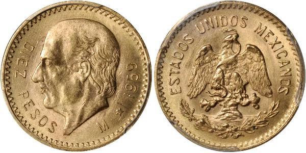 10 Peso Mexiko (1867 - ) Gold Miguel Hidalgo