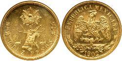 10 Peso United Mexican States (1867 - ) Gold 