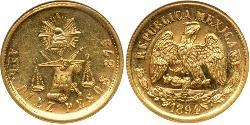 10 Peso United Mexican States (1867 - ) Gold 