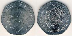 10 Peso México (1867 - ) Níquel/Cobre 