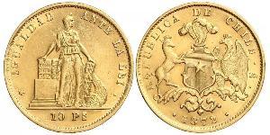 10 Peso Chile Oro 