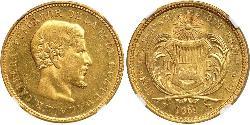 10 Peso Guatemala Oro Rafael Carrera