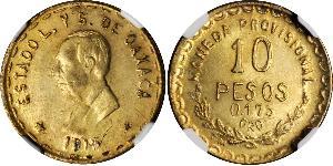 10 Peso Messico (1867 - ) Oro Benito Juárez