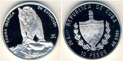 10 Peso Cuba Plata 