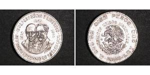 10 Peso México (1867 - ) Plata Miguel Hidalgo