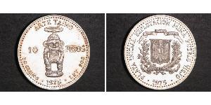 10 Peso República Dominicana Plata 