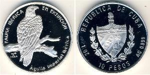 10 Peso Kuba Silber 