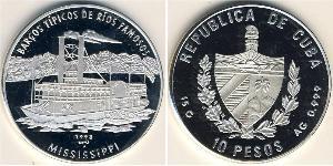 10 Peso Kuba Silber 
