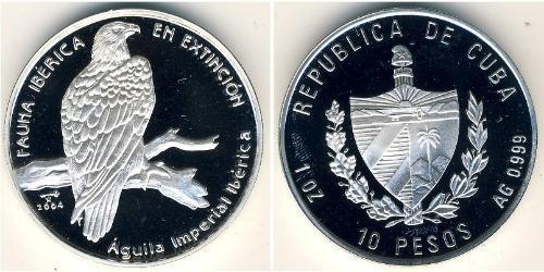 10 Peso Kuba Silber 