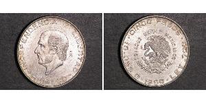 10 Peso United Mexican States (1867 - ) Silver Miguel Hidalgo