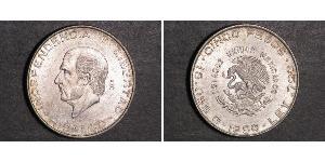 10 Peso United Mexican States (1867 - ) Silver Miguel Hidalgo