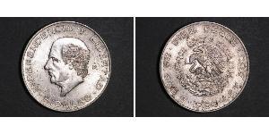 10 Peso United Mexican States (1867 - ) Silver Miguel Hidalgo