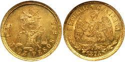 10 Peso 墨西哥 金 