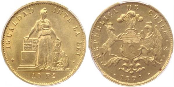 10 Peso 智利 金 