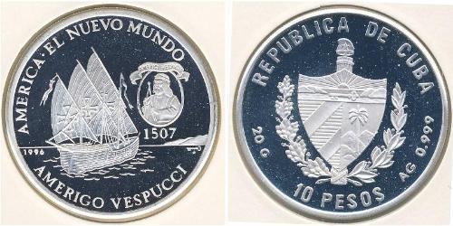 10 Peso Cuba 銀 