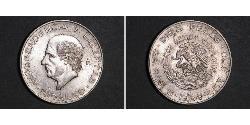 10 Peso 墨西哥 銀 Miguel Hidalgo