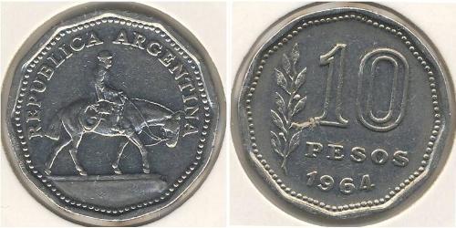 10 Peso 阿根廷 銅/镍 