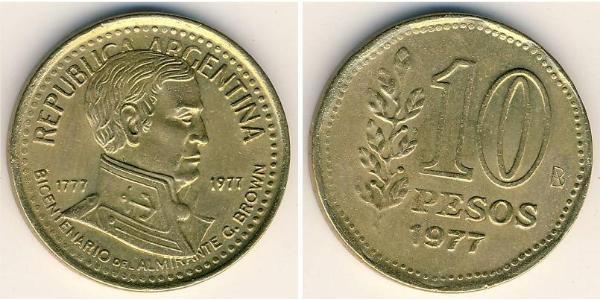 10 Peso 阿根廷 青铜/铝 