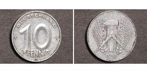 10 Pfennig República Democrática Alemana (1949-1990) Aluminio 