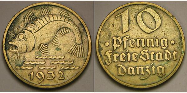 10 Pfennig Danzig (1454-1793) Bronze/Aluminium 