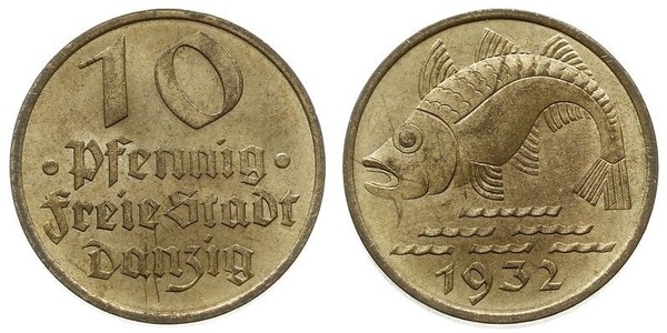 10 Pfennig Gdansk  (1454-1793) Bronze/Aluminium 