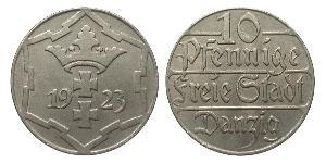 10 Pfennig Gdansk (1920-1939) Copper/Nickel 