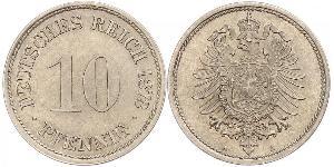 10 Pfennig Germany Copper/Nickel 