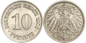 10 Pfennig Germany Copper/Nickel 