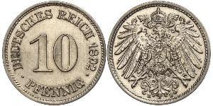 10 Pfennig Germany Copper/Nickel 