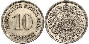 10 Pfennig Germany Copper/Nickel 