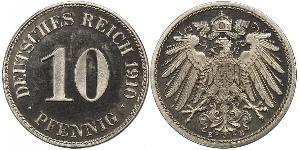 10 Pfennig Germany Copper/Nickel 