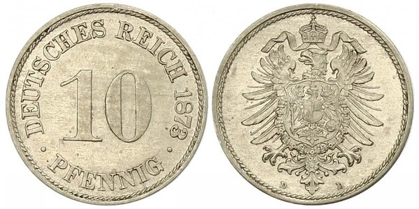 10 Pfennig Germany Copper/Nickel 