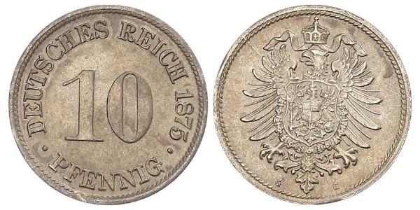 10 Pfennig Germany Copper/Nickel 