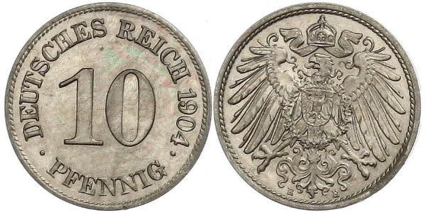 10 Pfennig Germany Copper/Nickel 