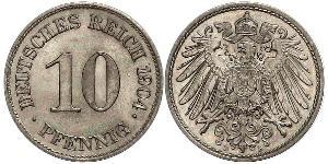 10 Pfennig Allemagne Cuivre/Nickel 
