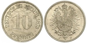 10 Pfennig Allemagne Cuivre/Nickel 