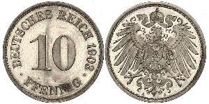 10 Pfennig Allemagne Cuivre/Nickel 